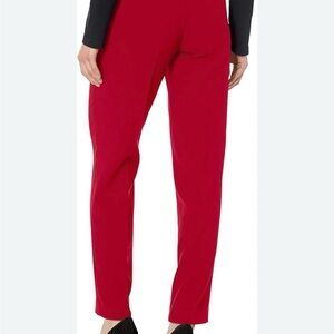 Women's Red Straight-Leg Pants